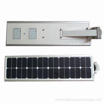 All-in-one Integrated Solar LED Streetlights with Motion Sensor, 40W Power